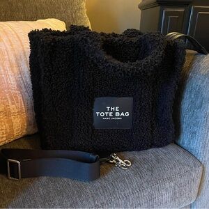 Marc Jacobs Black Sherpa Tote